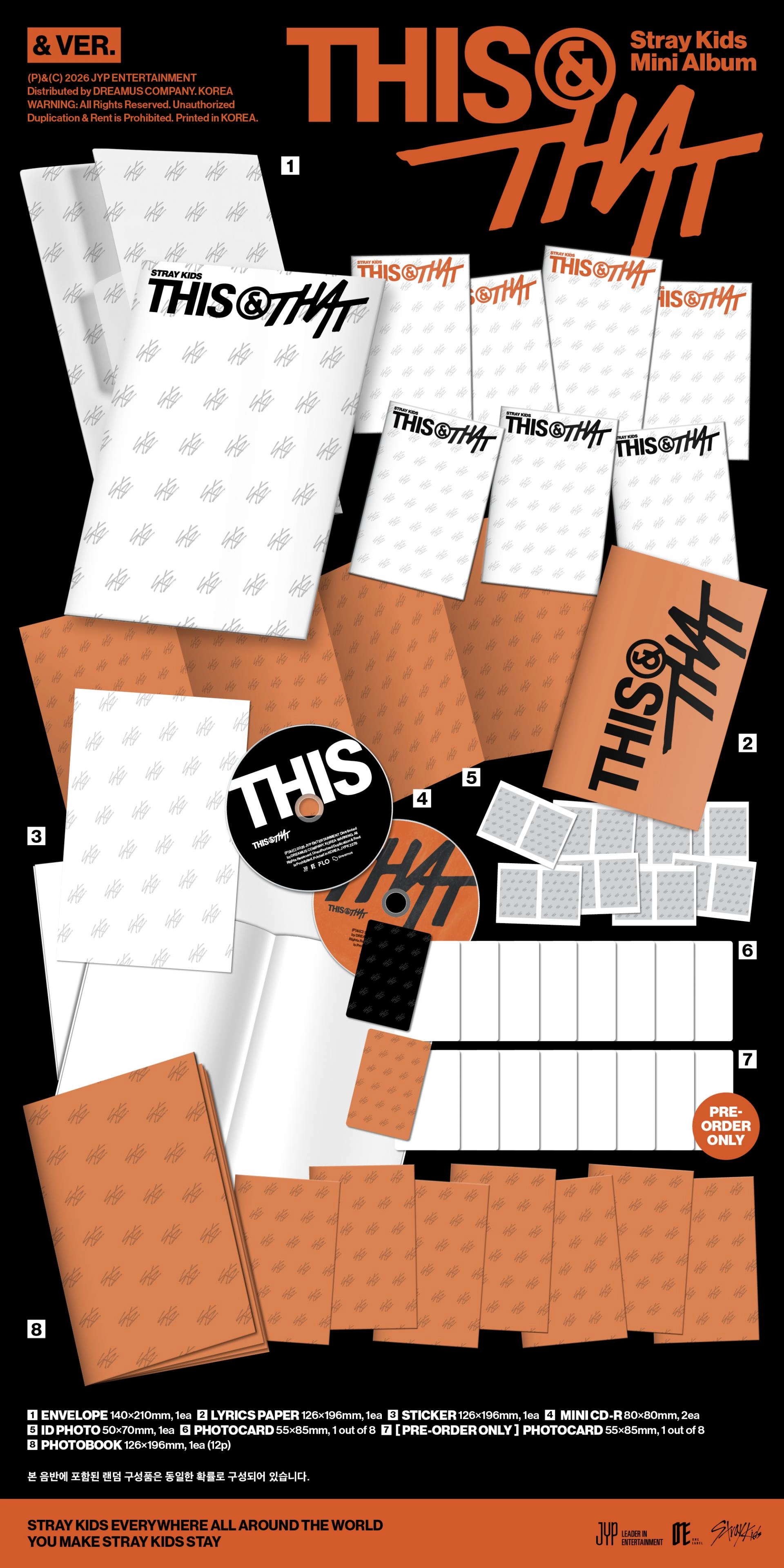 (PRE-ORDER) Stray Kids - 10th Mini Album [THIS & THAT] (TRUCK Ver.) (Limited Edition)
