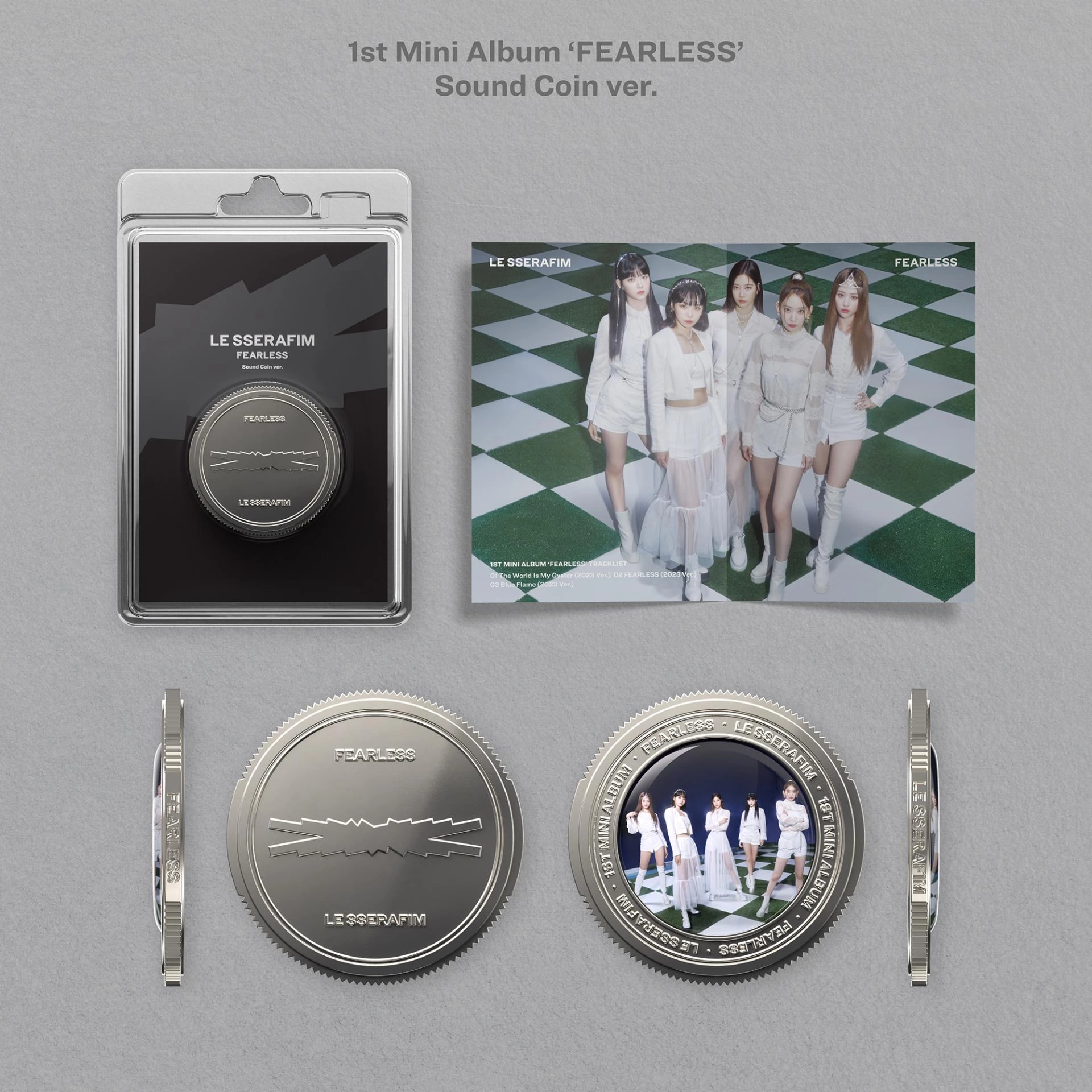 (PRE-ORDER) LE SSERAFIM - 2nd Mini Album 'ANTIFRAGILE' (Sound Coin ver.)