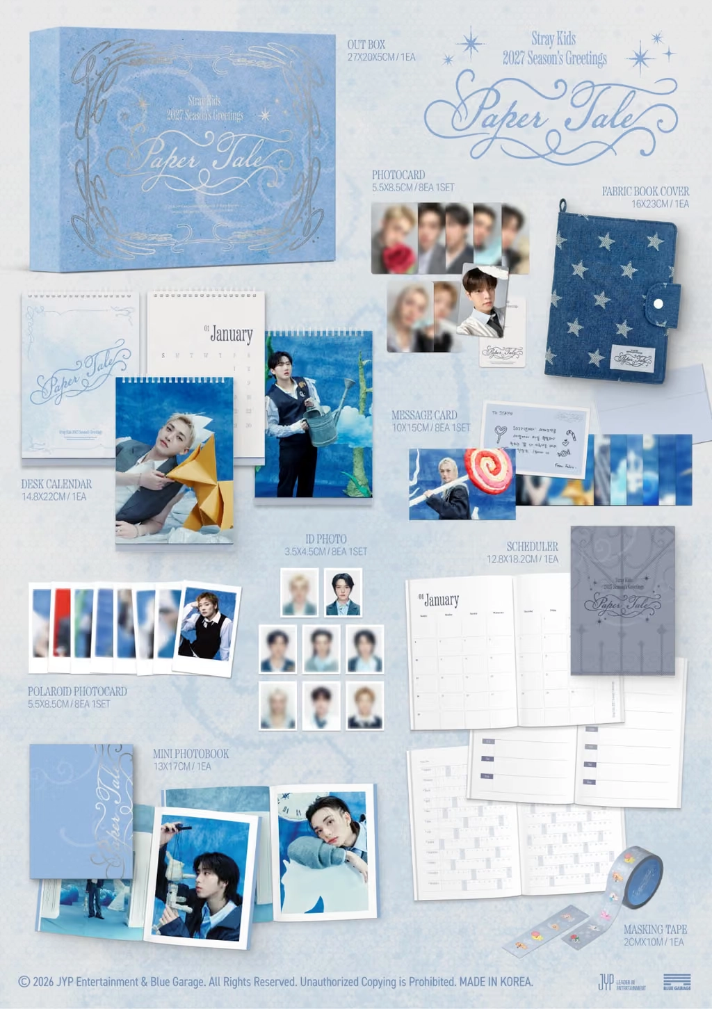 (POB) Stray Kids 2027 Season's Greetings [Paper Tale]