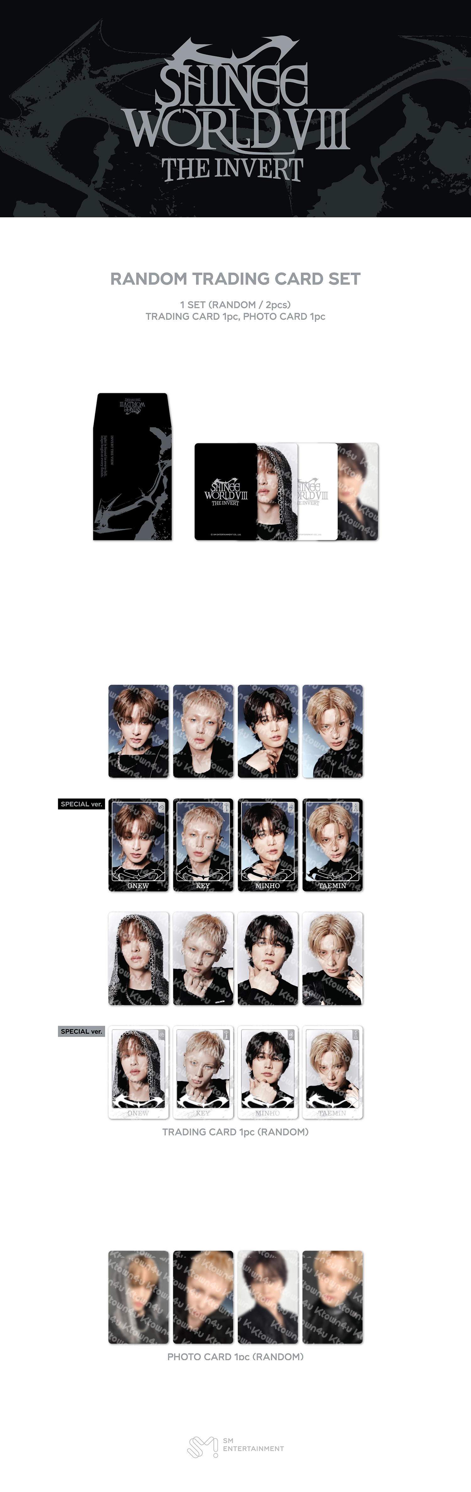(PRE-ORDER) SHINee - [2026 SHINee WORLD VIII : [THE INVERT] MD] RANDOM TRADING CARD SET