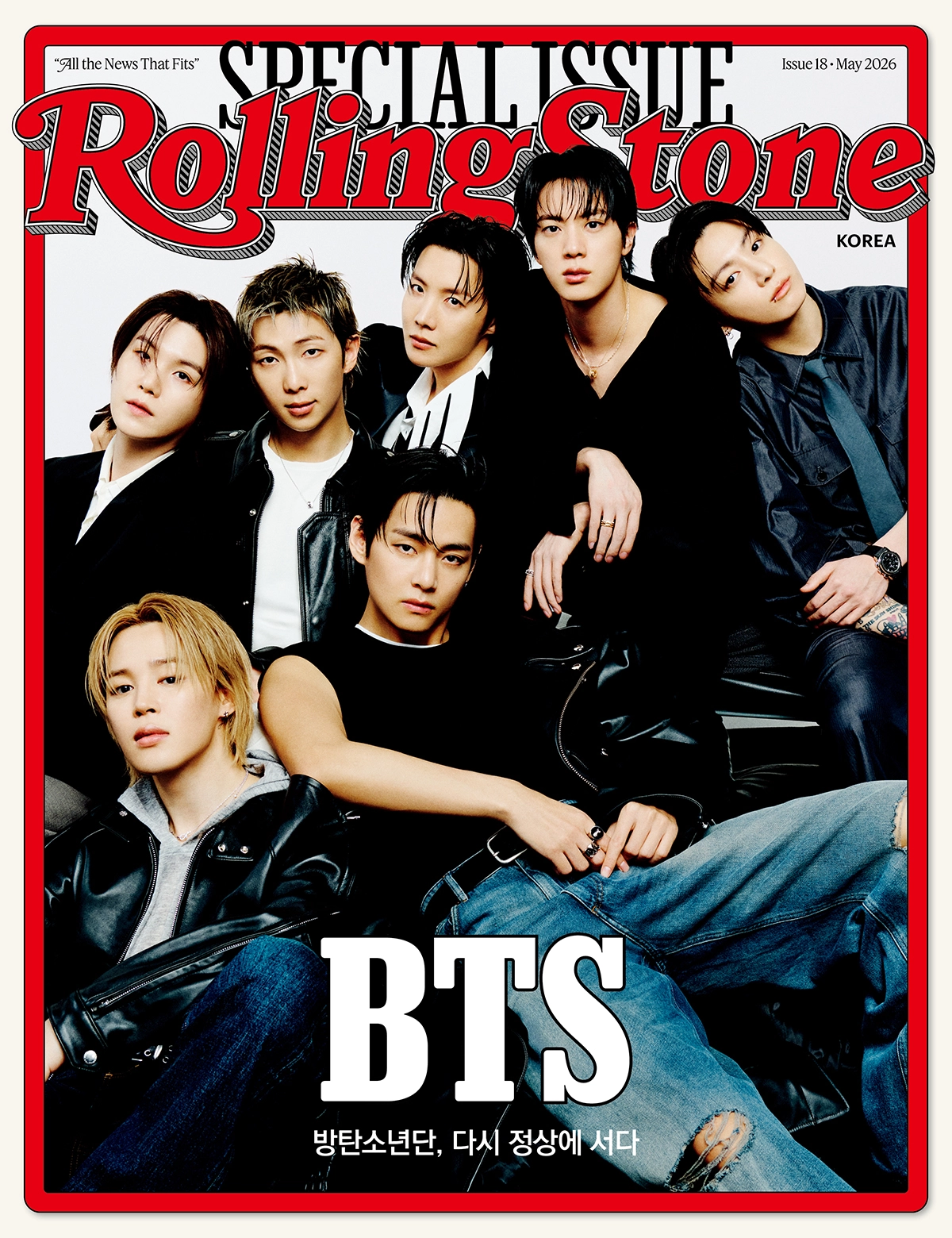 Rolling Stone Korea 17th Issue (COVER. BTS)