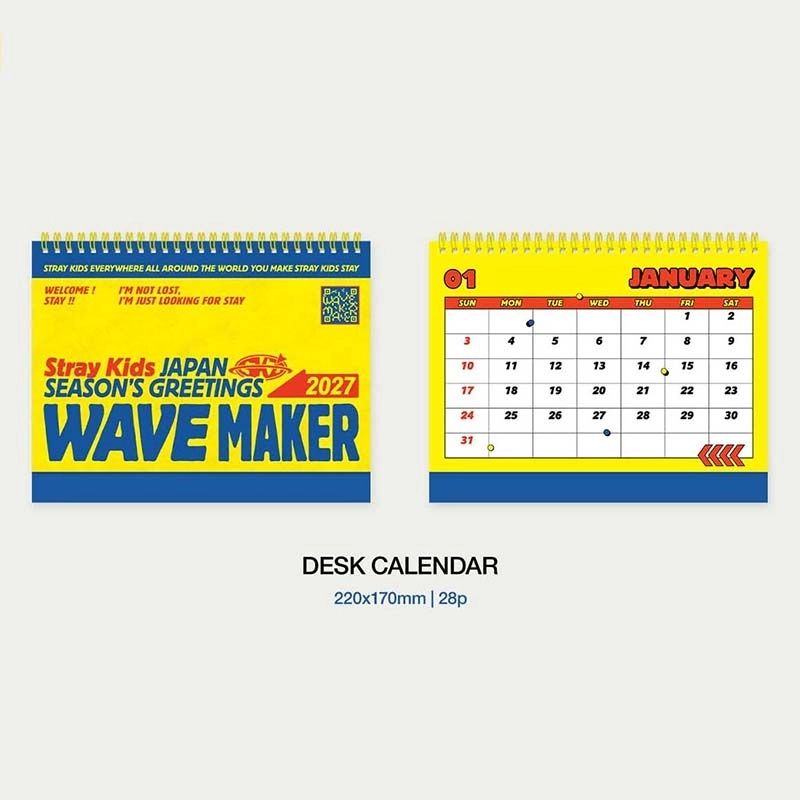 (POB) Stray Kids JAPAN SEASON’S GREETINGS 2027 [WAVE MAKER]