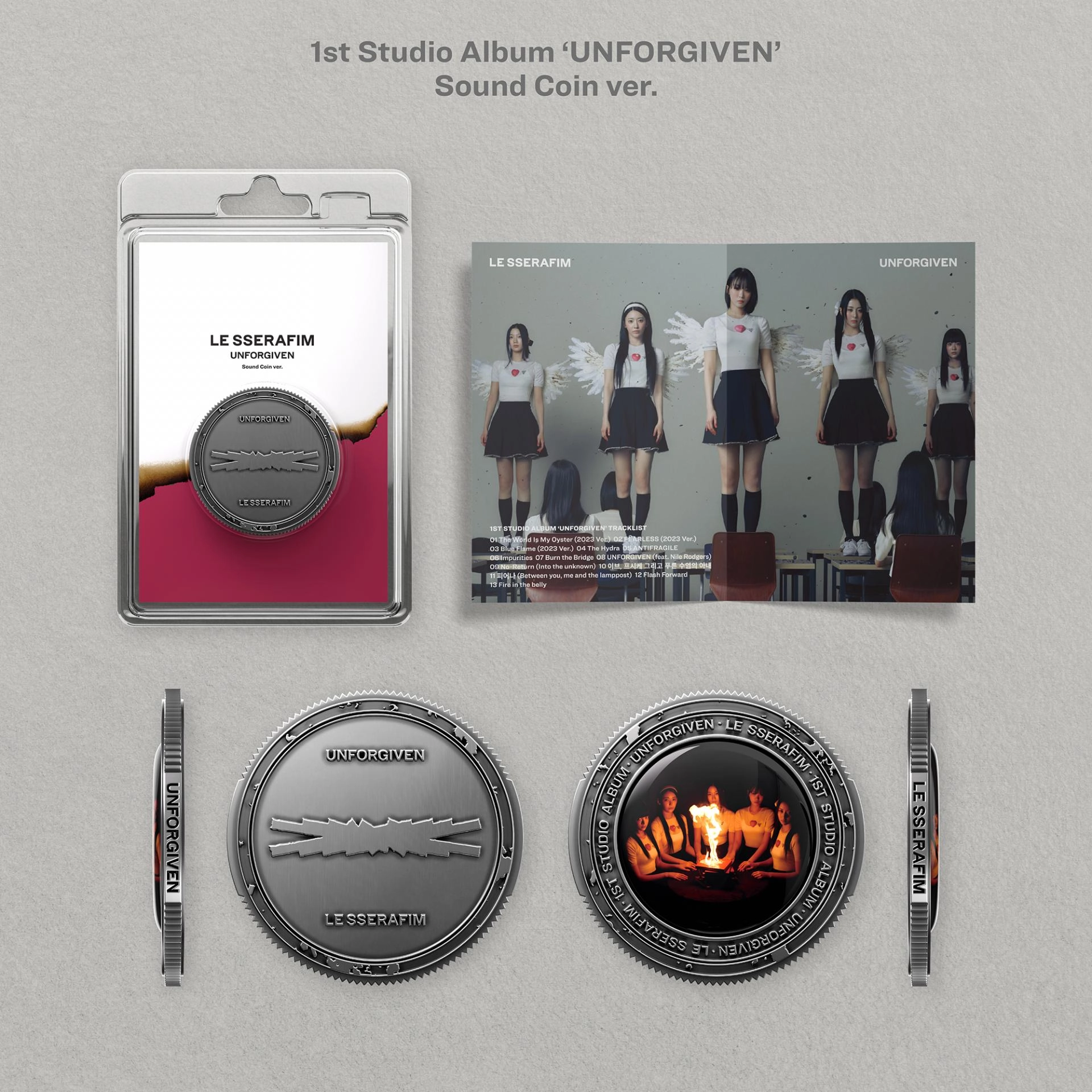 (PRE-ORDER) LE SSERAFIM - 2nd Mini Album 'ANTIFRAGILE' (Sound Coin ver.)