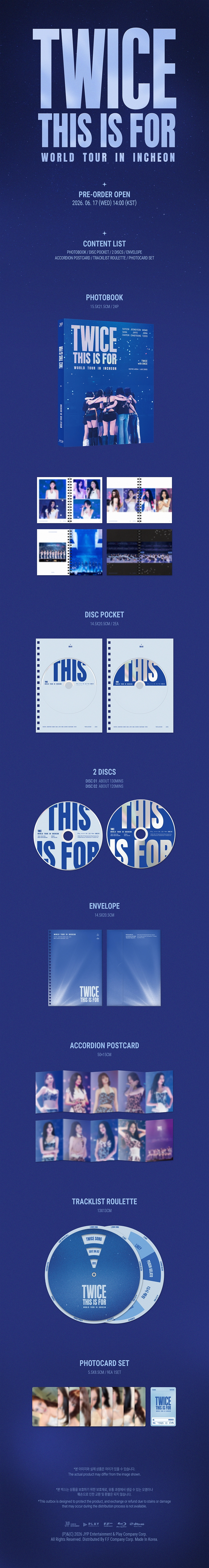 (PRE-ORDER) TWICE - [THIS IS FOR] WORLD TOUR IN INCHEON] Blu-ray