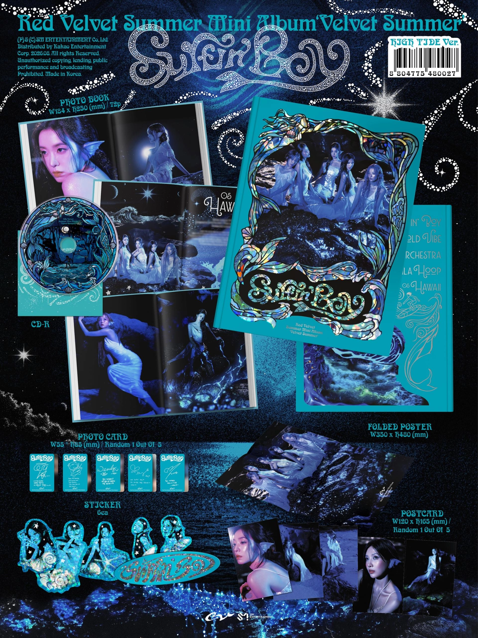 (PRE-ORDER) Red Velvet - Summer Mini Album [Velvet Summer] (High Tide Ver.)