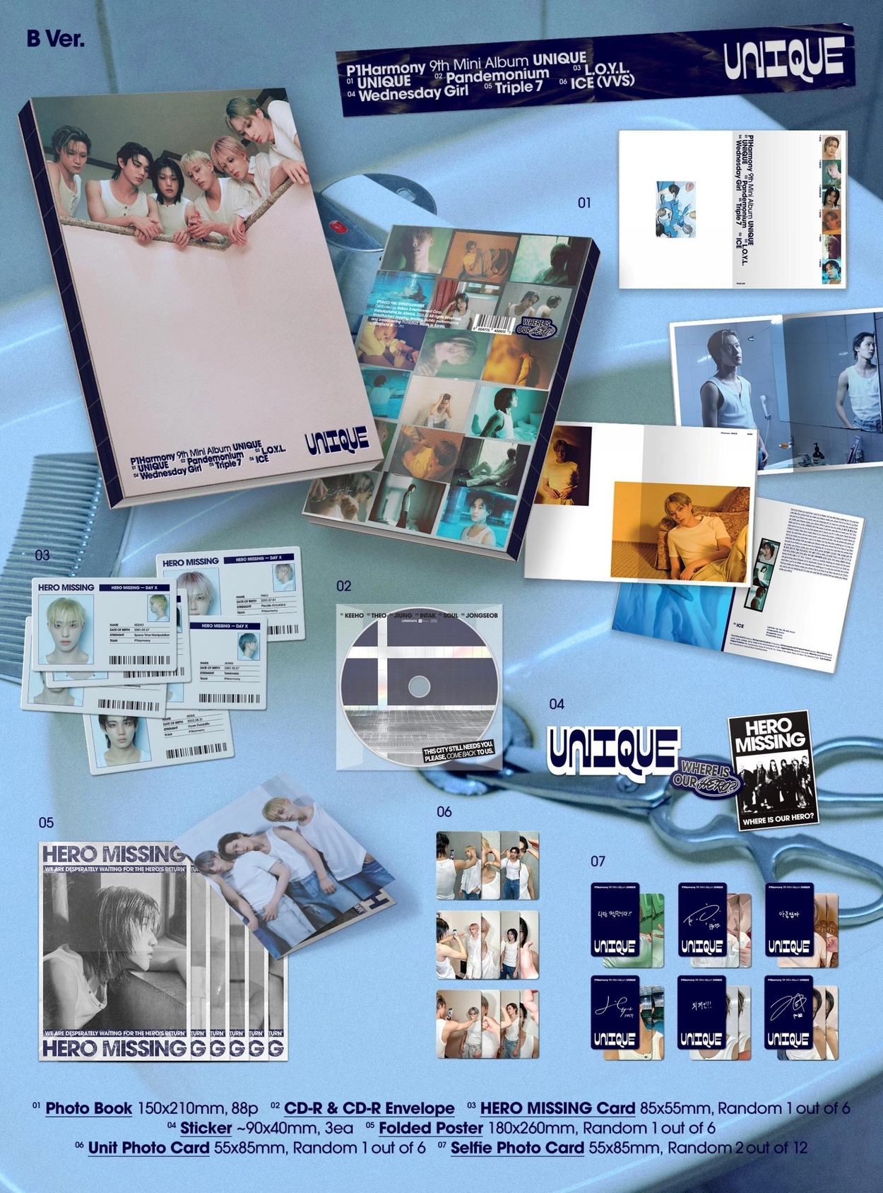 P1Harmony - 9th Mini Album [UNIQUE] – NACE Xperience
