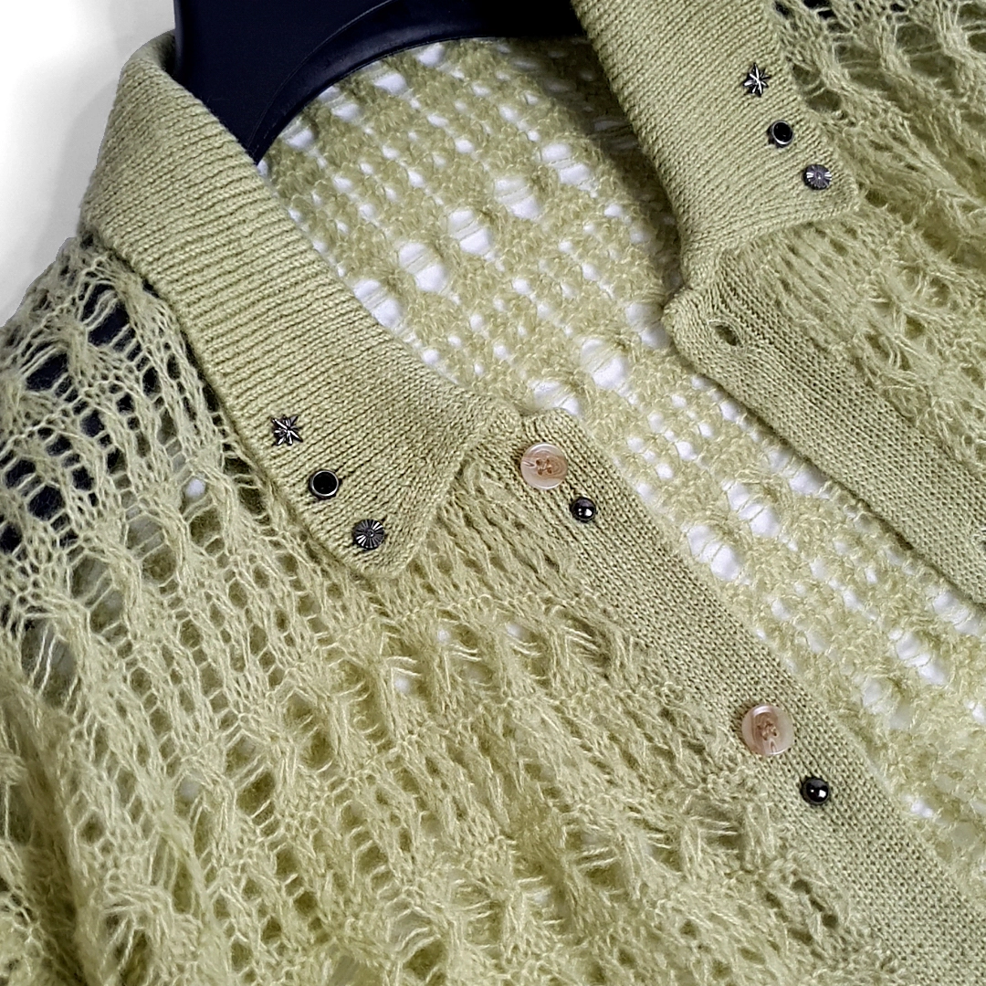 Asakawa net knit (Grass) : GAKIHARA 가키하라