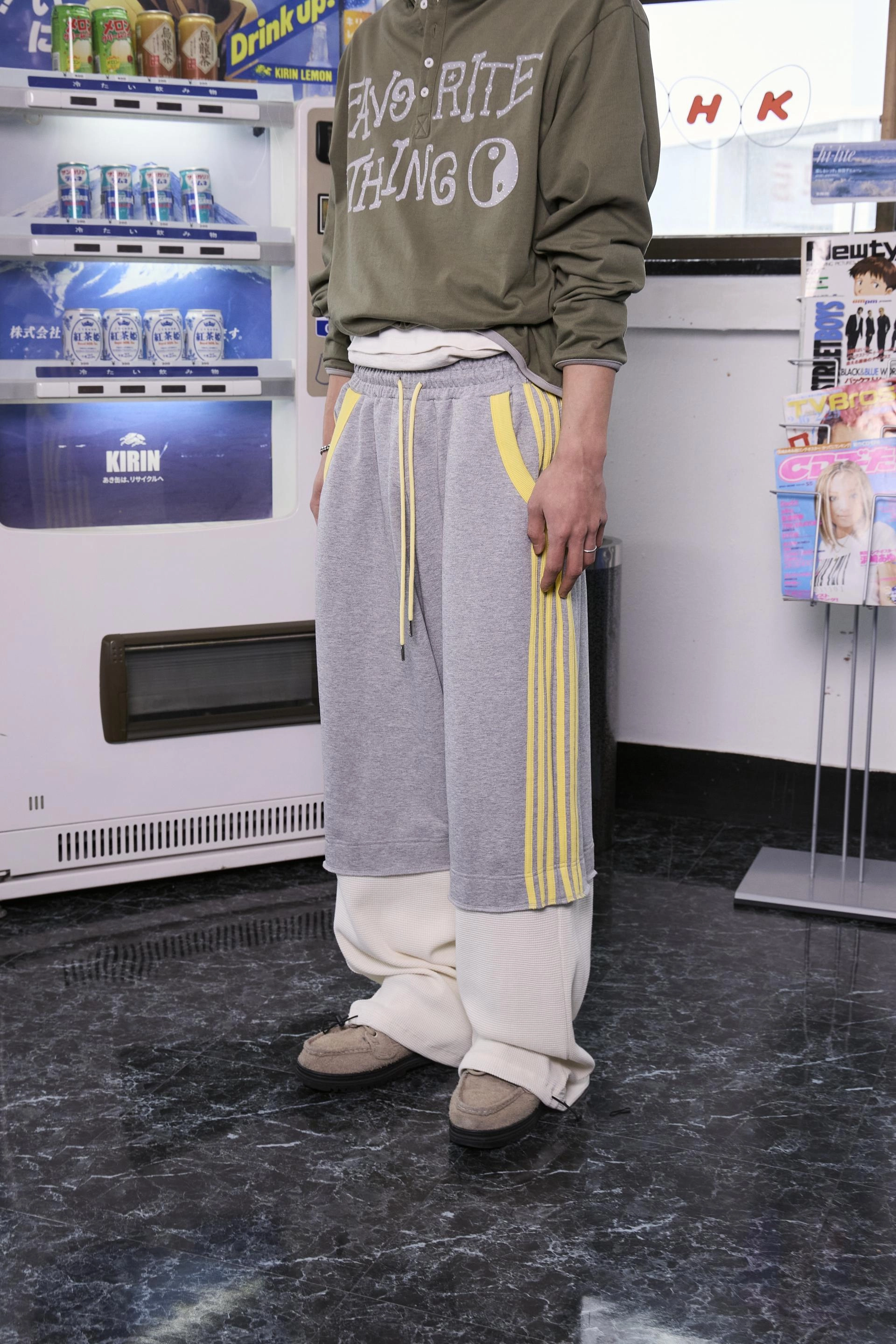 Binding Layered Sweatpants (MELANGE GRAY) : 가먼츠팹 GARMENTS FAB
