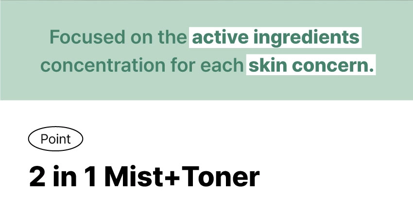 focused on the active ingredients