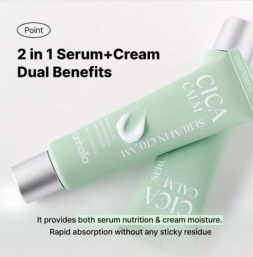 2 in 1 Serum+Cream dual benefits