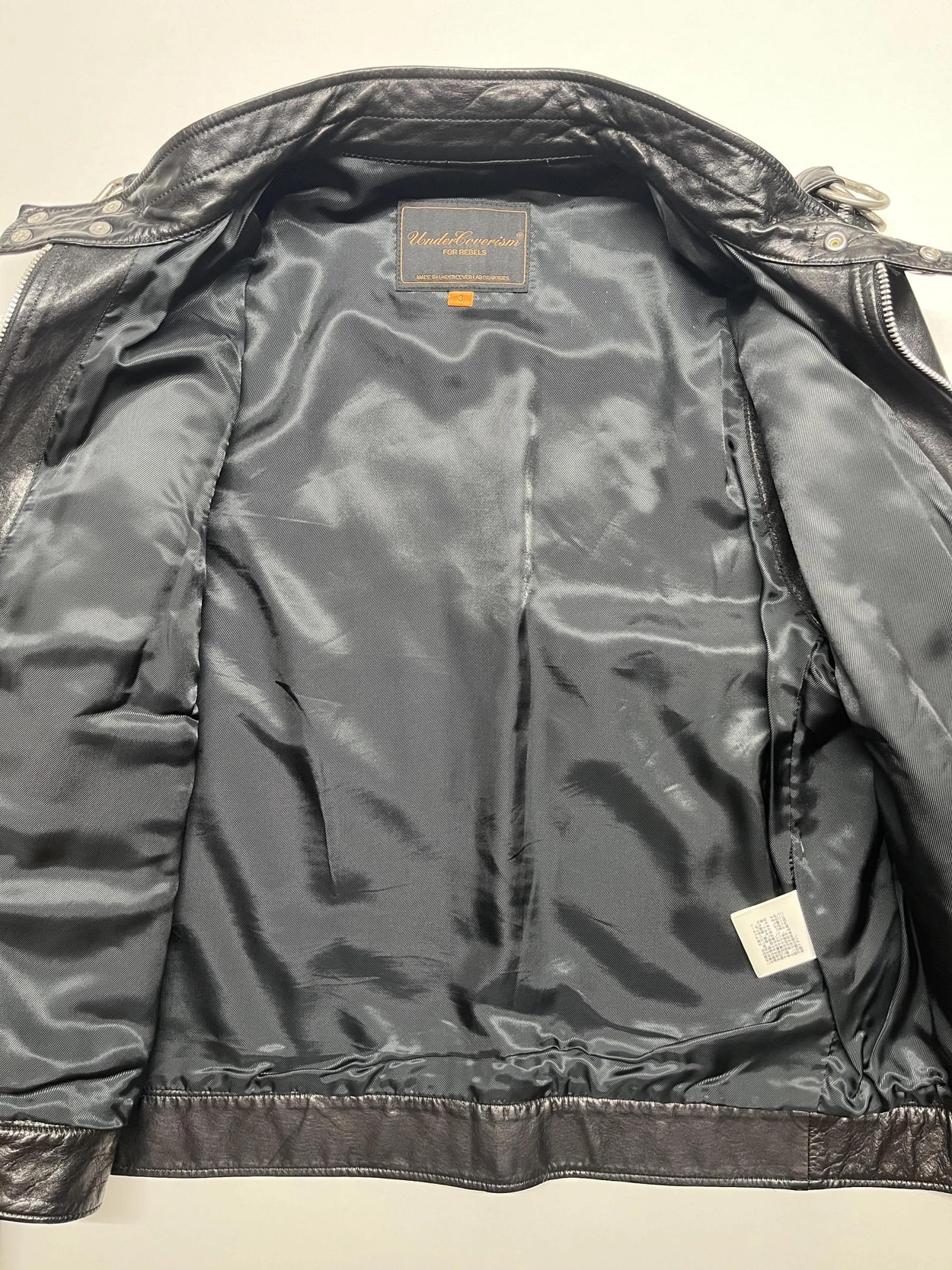 Archive 'Undercover' 07aw Multi Zip Leather Jacket : OSA