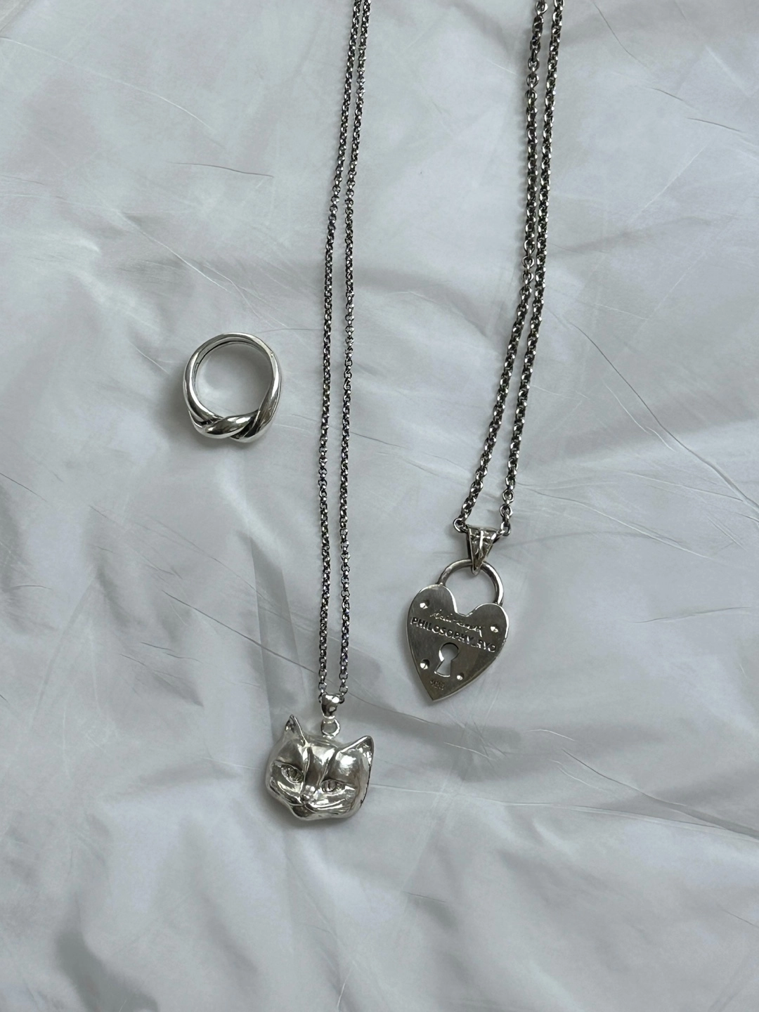 【数量限定】Artist Komplex London Heart Necklace 925Silver Artist komplex 아티스트컴플렉스
