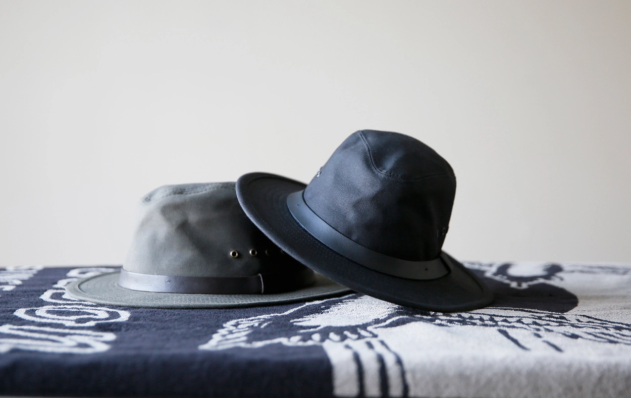 FILSON' TIN CLOTH PACKER HAT(BLACK) : L.SMITH & CO 1969