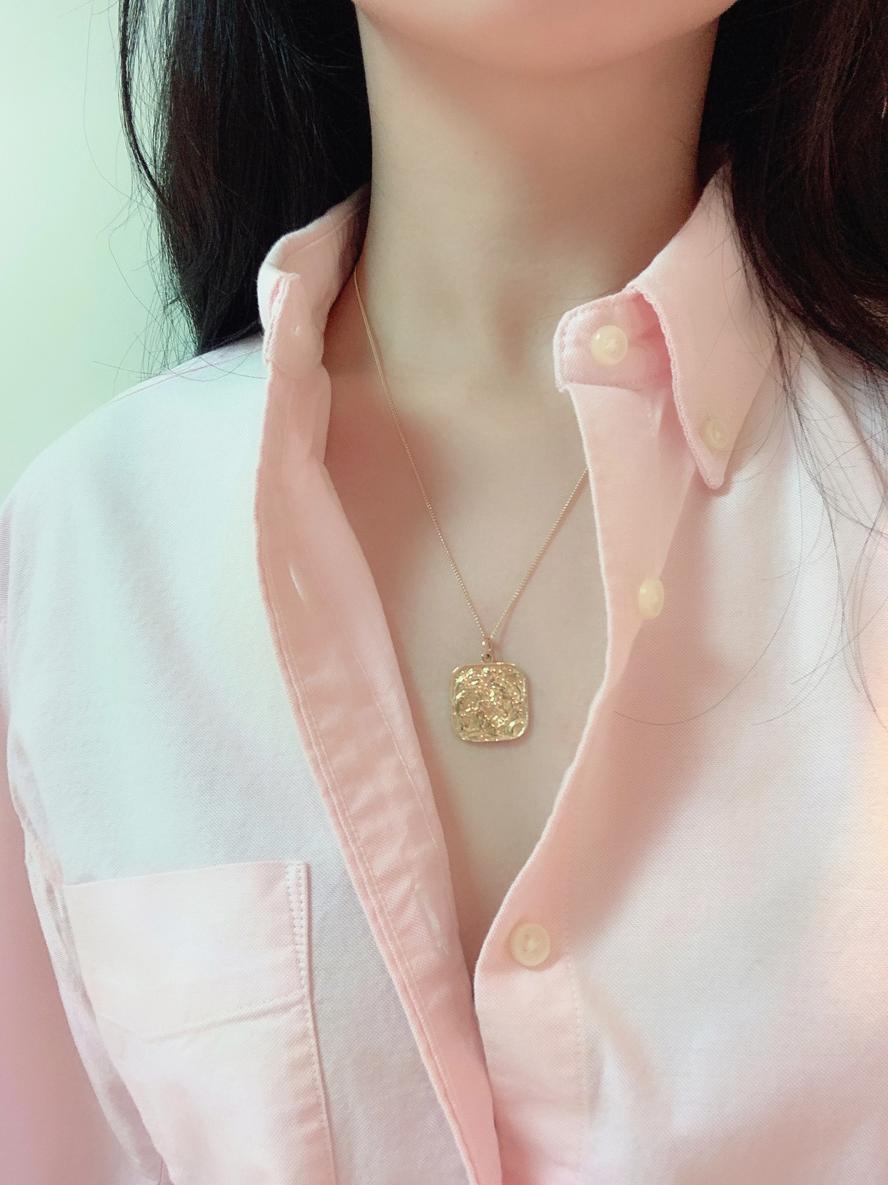 스퀘어 코인 목걸이 : 어메종 Aumaison | 매일 착용하는 클래식 & 프리미엄 주얼리