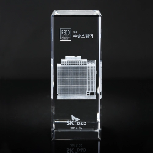 3D 크리스탈문진 제작 전문기업 - (주)창연씨에스