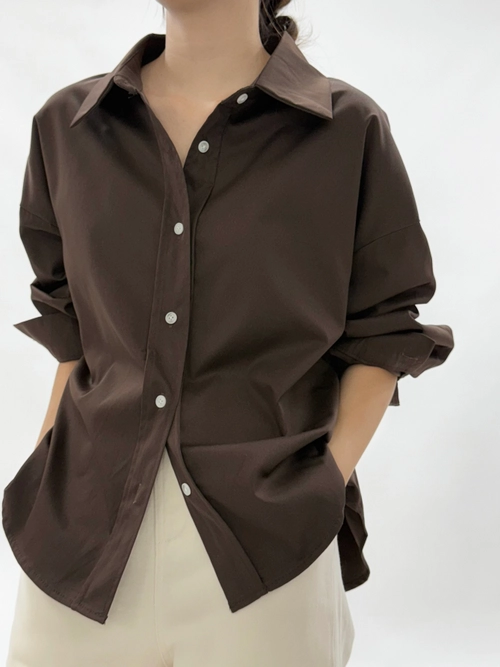 소프트 데일리 카라 셔츠