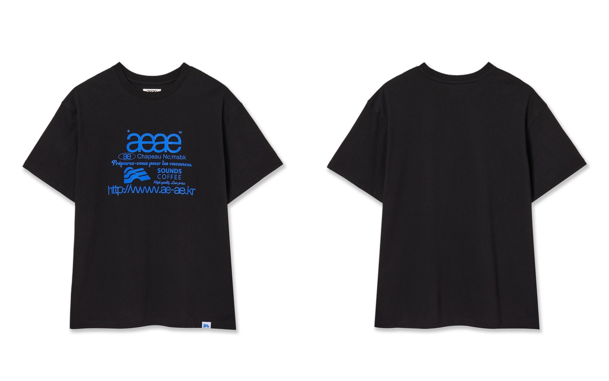 Collaboration] aeae ♥ 사운즈커피 콜라보 티셔츠 2종 한정수량