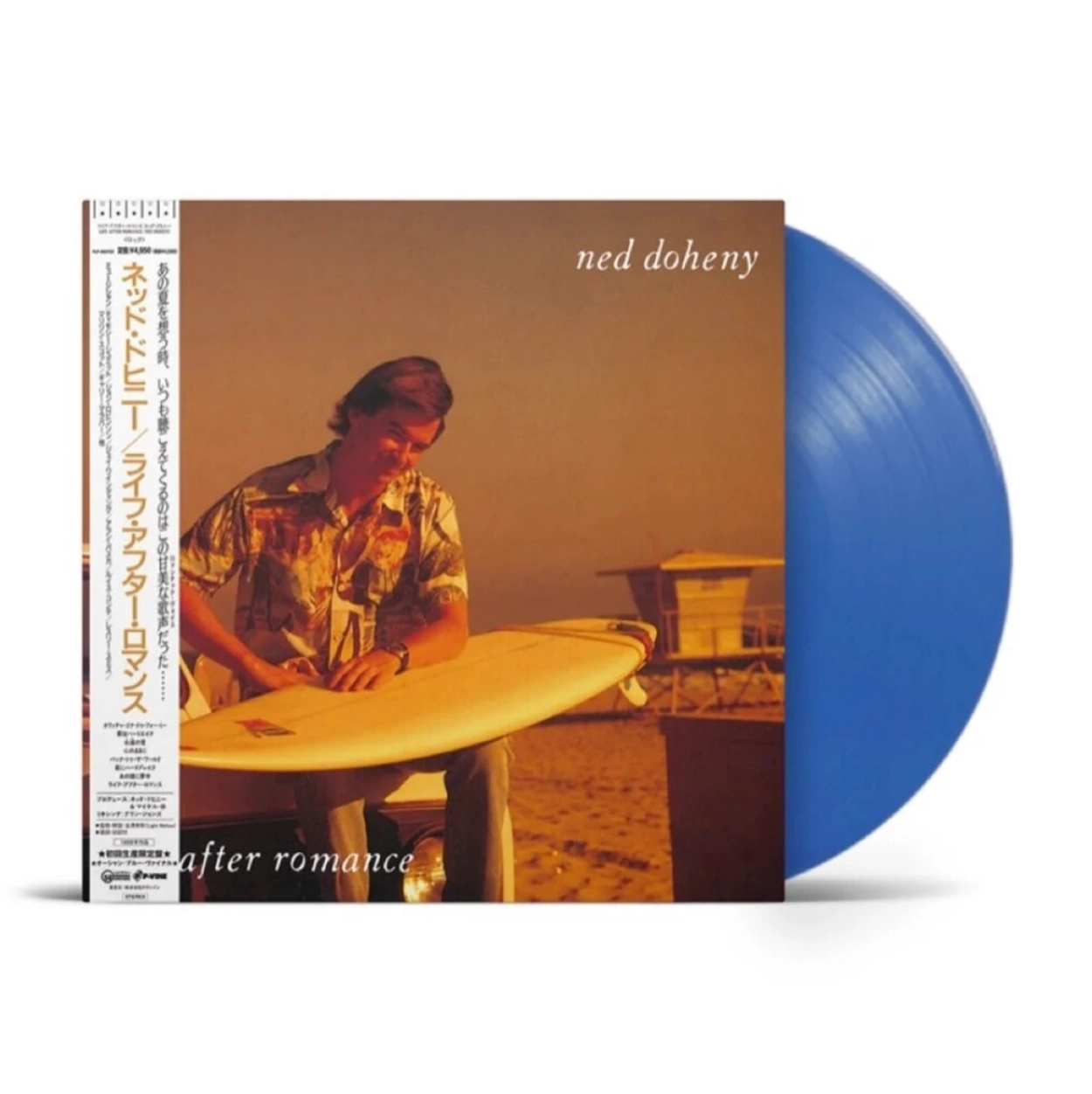 Ned Doheny – Life After Romance (2019 / JP / Limited Edition, Reissue, Ocean Blue Vinyl)