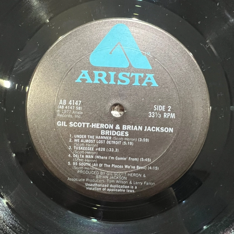 Gil Scott-Heron & Brian Jackson – Bridges (1977 / US 1st / Inner