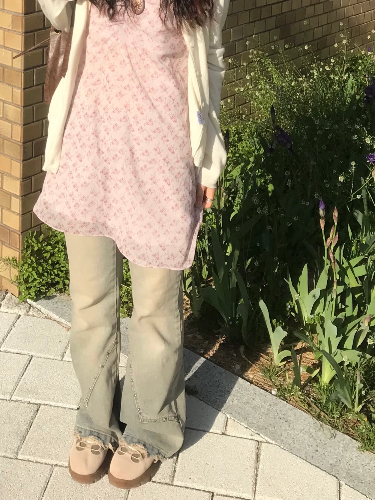 Aラインフラワーワンピース | ファッション通販サイト NUGU