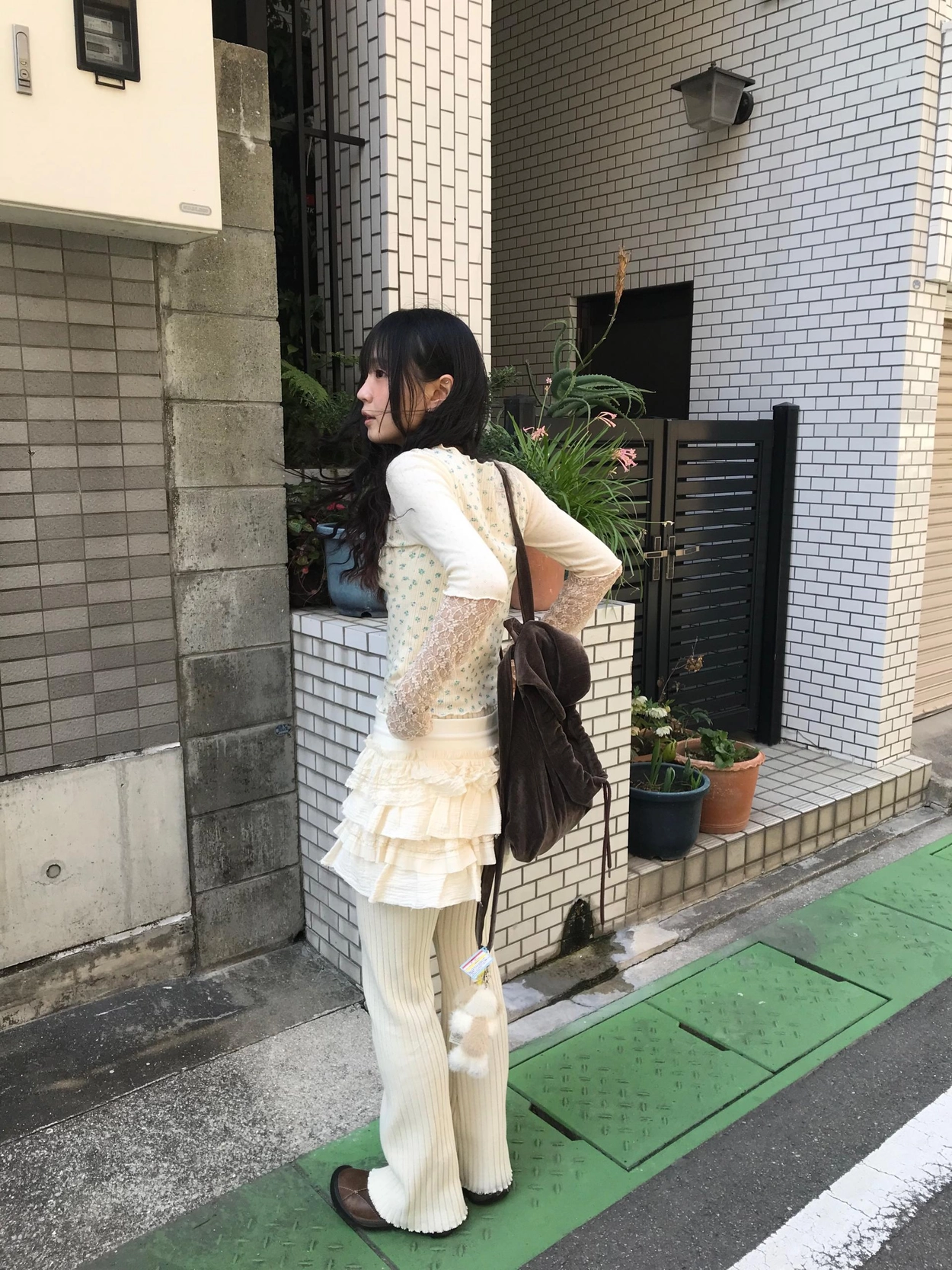 ブルーガール スカート インパン裏地付きボックスプリーツミニスカート[ai72