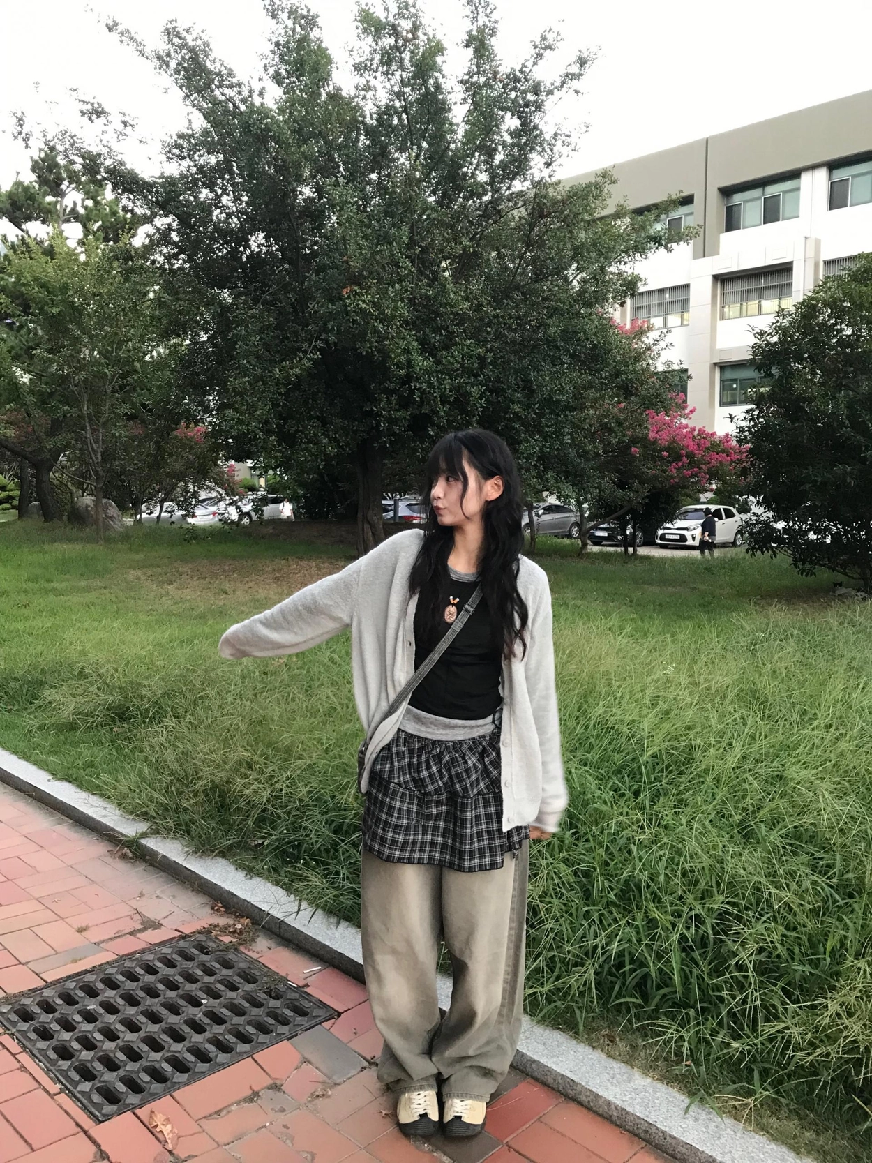 レイヤードチェックラップスカート | ファッション通販サイト NUGU