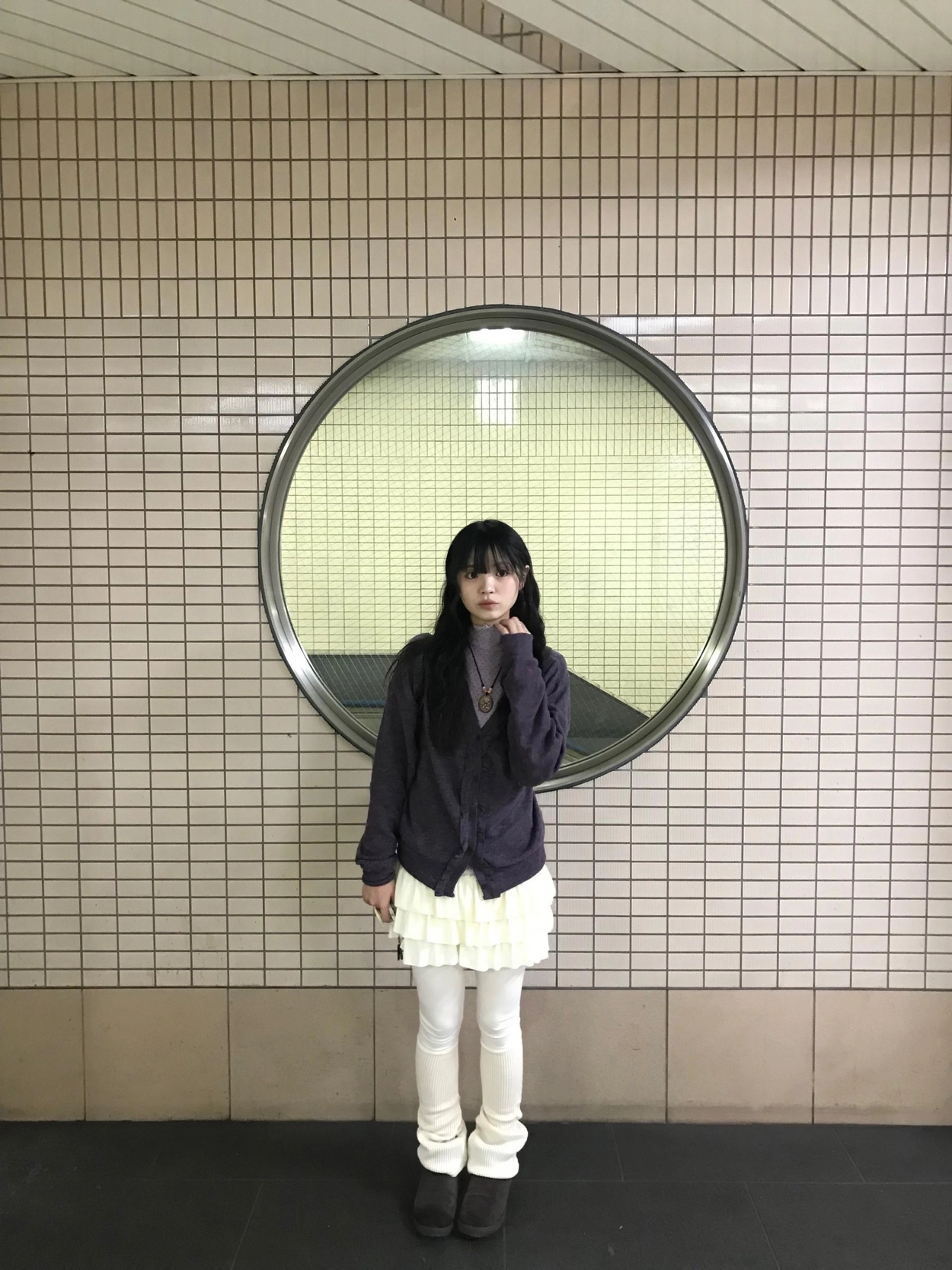 pinue ティアードスカート ニットティアードスカート（BLACK） - PINUE