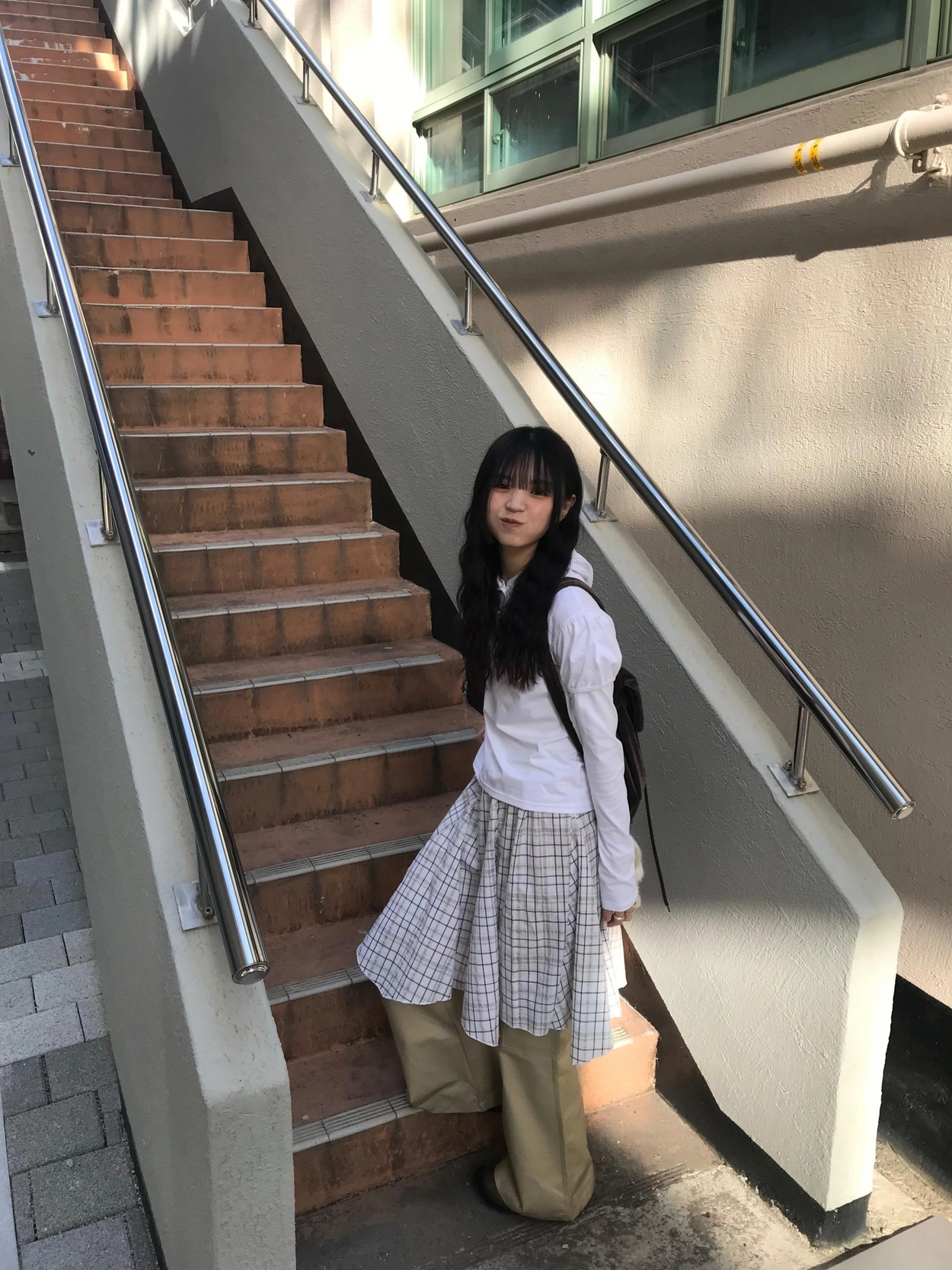 y's（ワイズ）アシンメトリー　ウールチェックスカート　新品同様 予約販売】アシンメトリーチェック柄スカート | KISHIKA