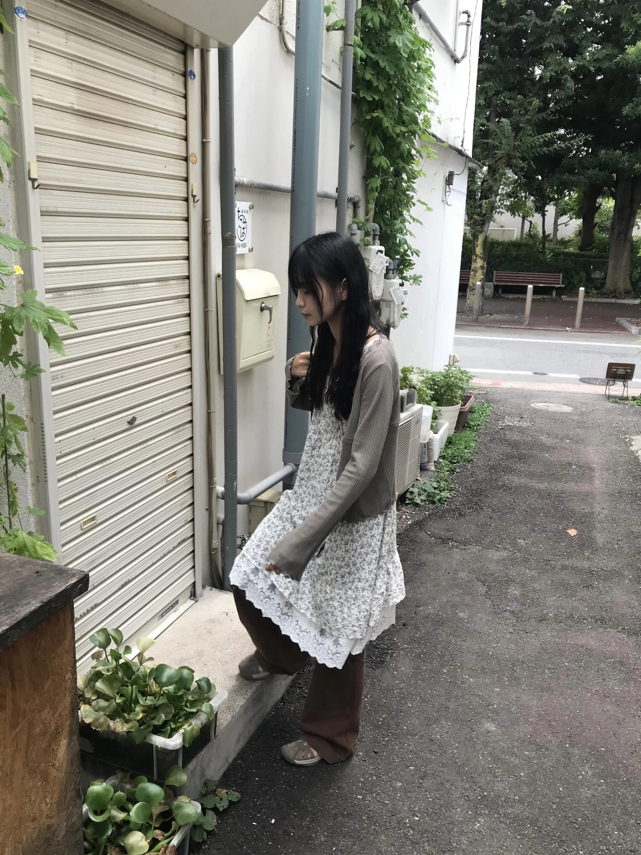 Aラインヴィンテージフラワーワンピース | ファッション通販