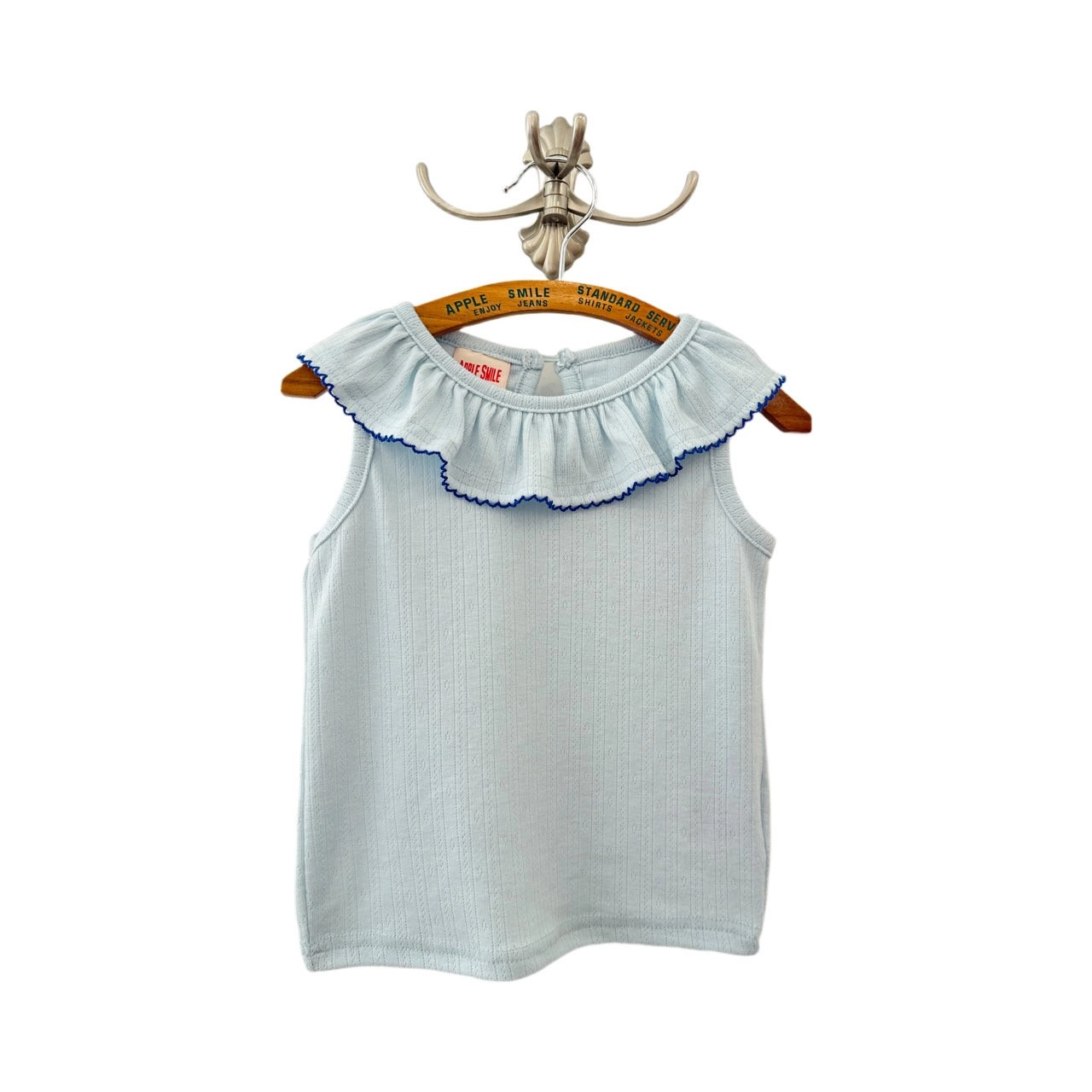 Apple Smile Pincoat Sleeveless Sky