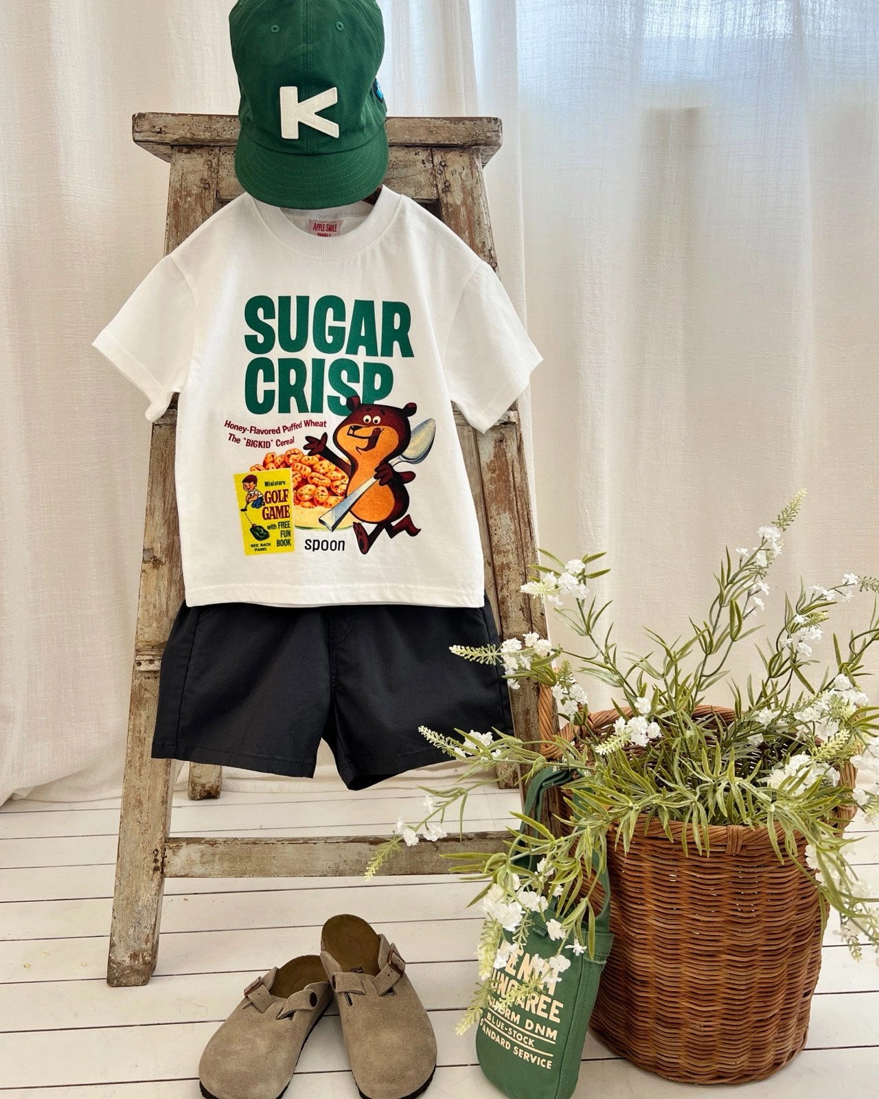 Apple Smile Sugar T-shirt Ivory