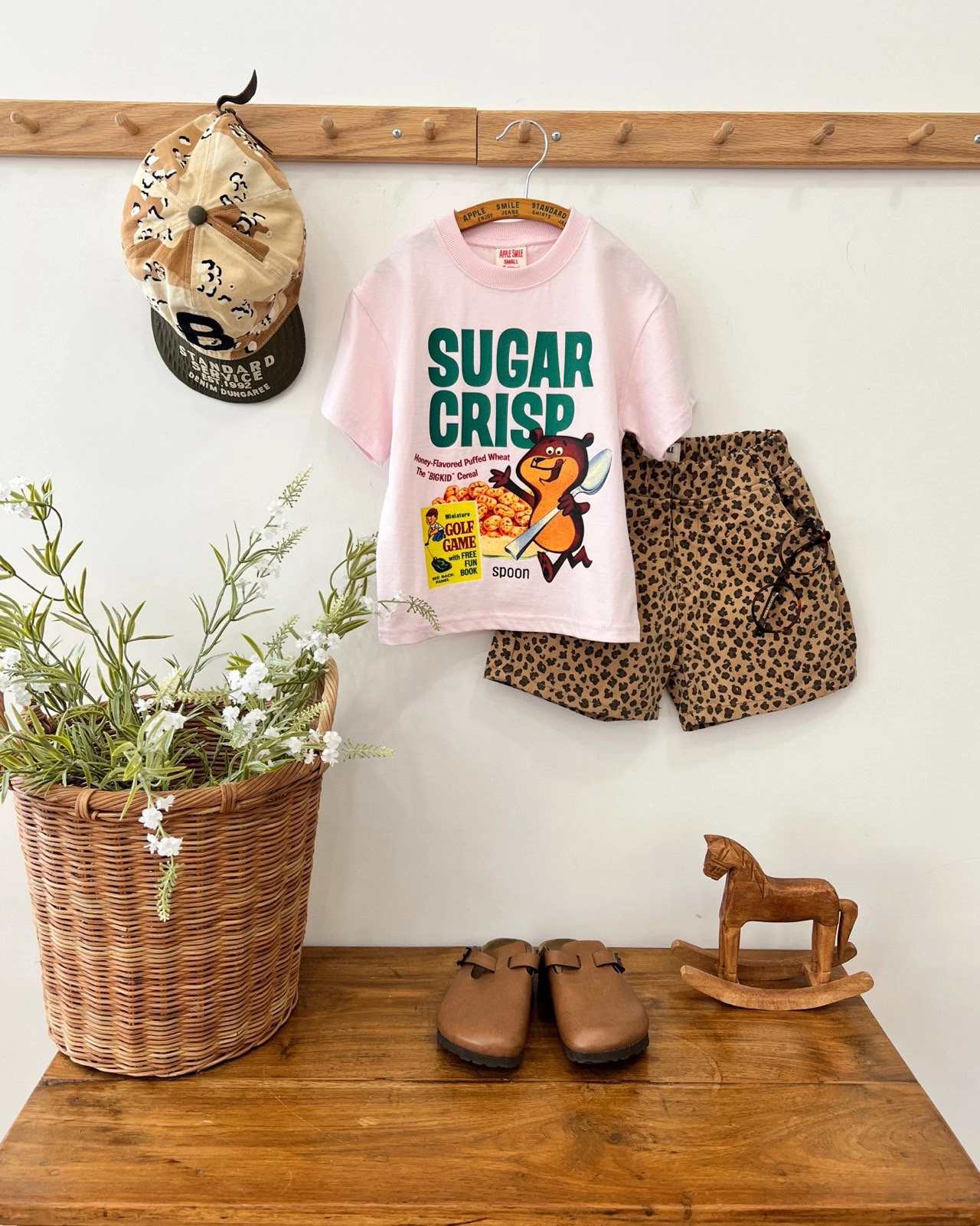 Apple Smile Sugar T-shirt Pink