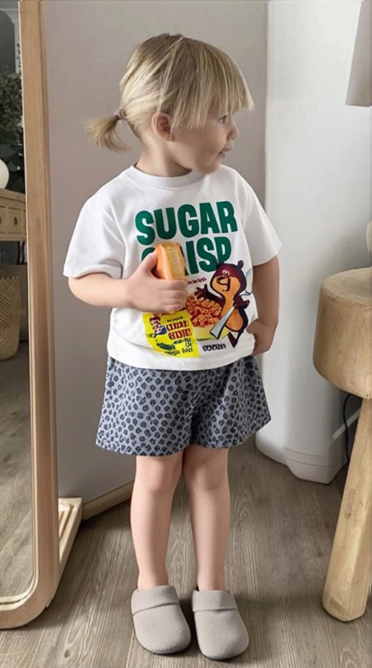 Apple Smile Sugar T-shirt Ivory