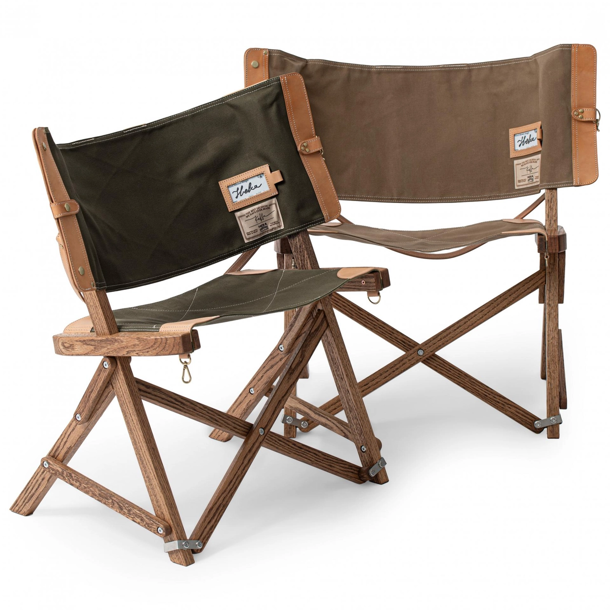 HEKA chair - 'Kaffa' ver. BLACK KHAKI 헤카체어 카파버전 블랙카키