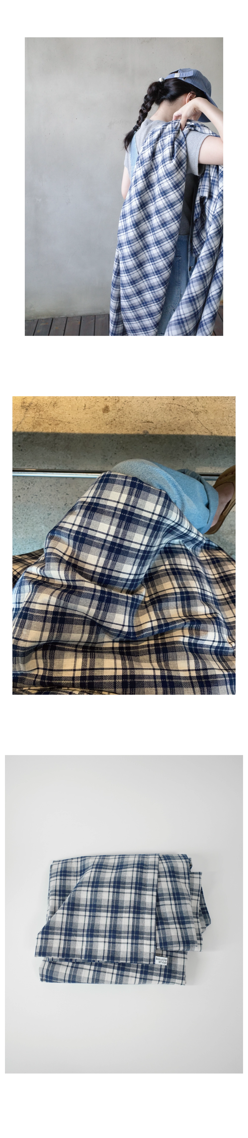 Tartan Check Blanket : Boucle shop