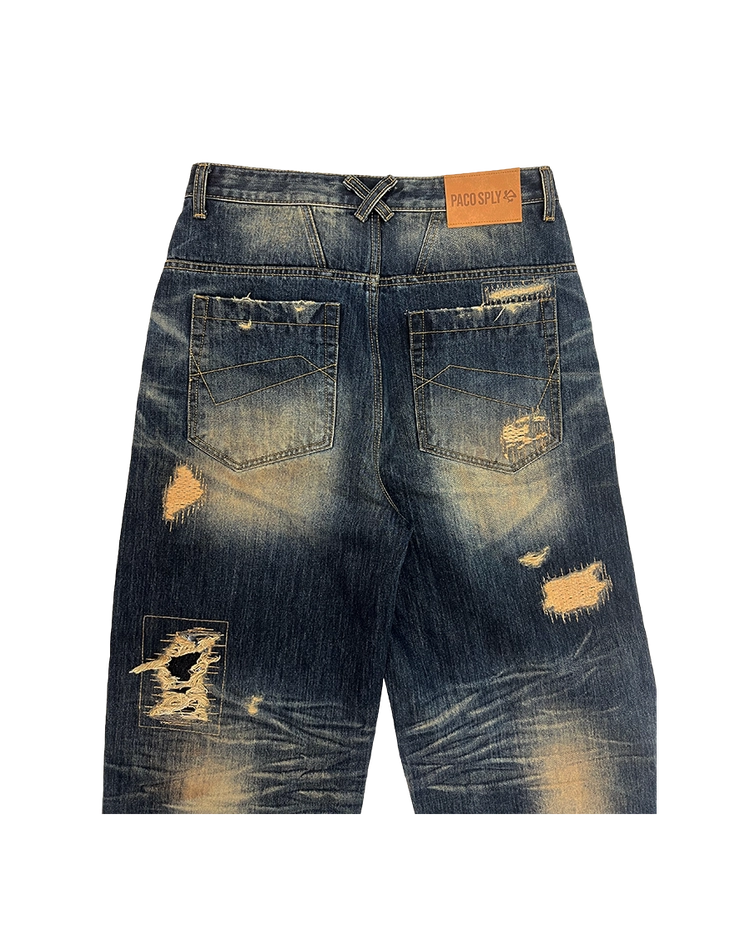 SICK BOY DENIM PANTS - NAVY : PACOSPLY