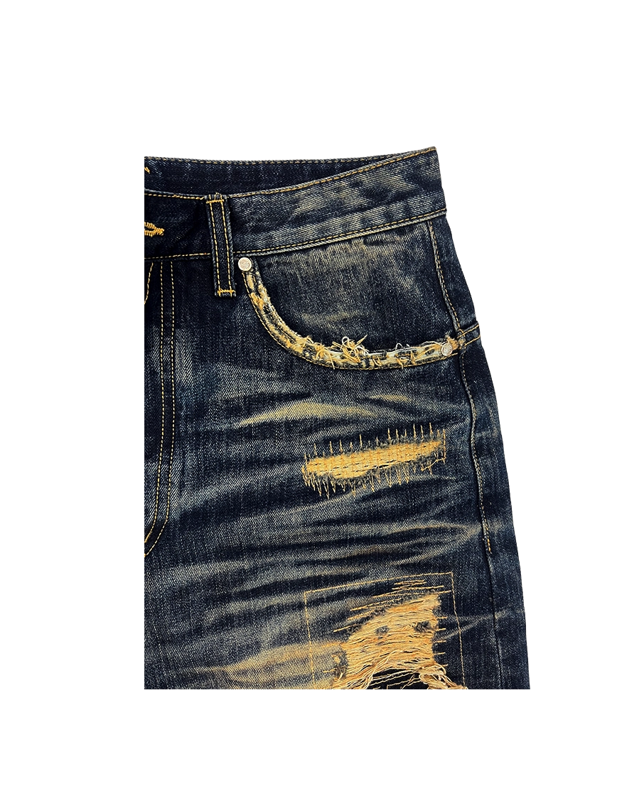 SICK BOY DENIM PANTS - NAVY : PACOSPLY