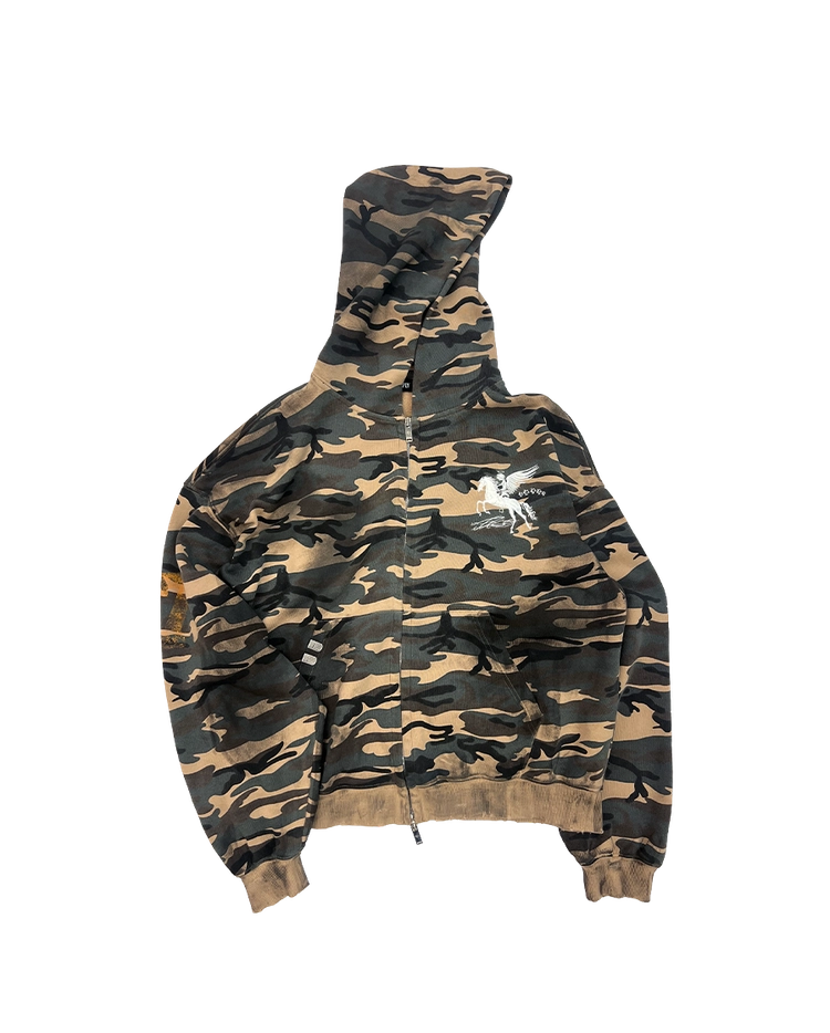 トップス PACO SPLY DIRTY FALLING ANGEL HOODIE DIRTY FALLING ANGEL ZIP-UP HOODIE - DIRTY CAMO : PACOSPLY