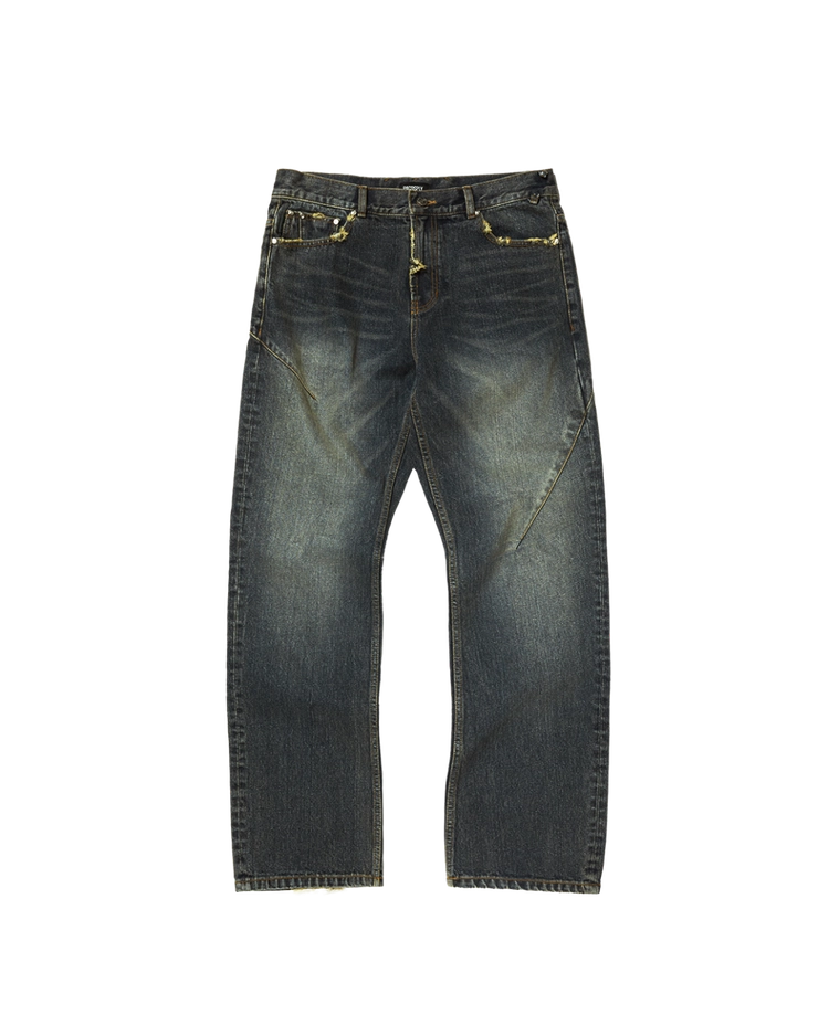 ALLDAY JEANS - DARK BLUE : PACOSPLY pacosly ALLDAY JEANS - SKY デニム
