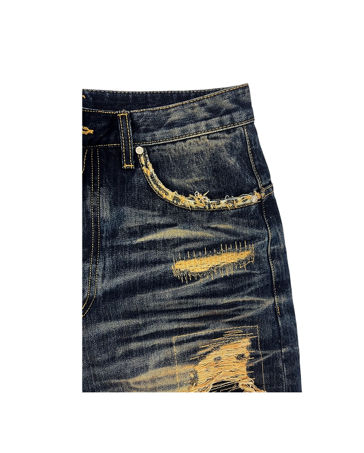 SICK BOY DENIM PANTS - NAVY : PACOSPLY