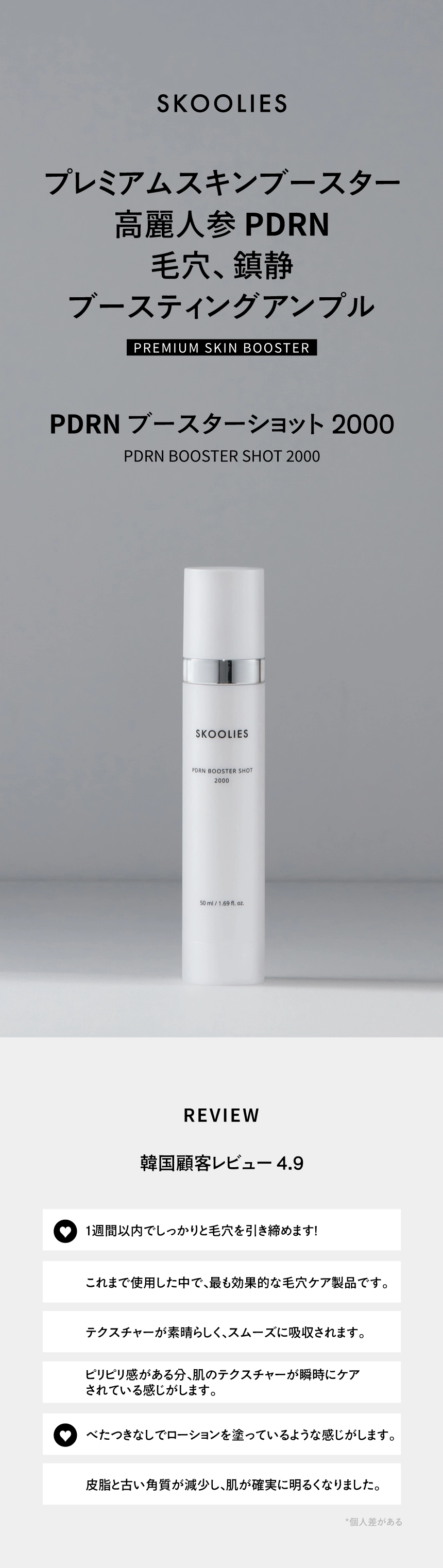 PDRN 毛穴ケア2種ギフトセット : SKOOLIES JAPAN