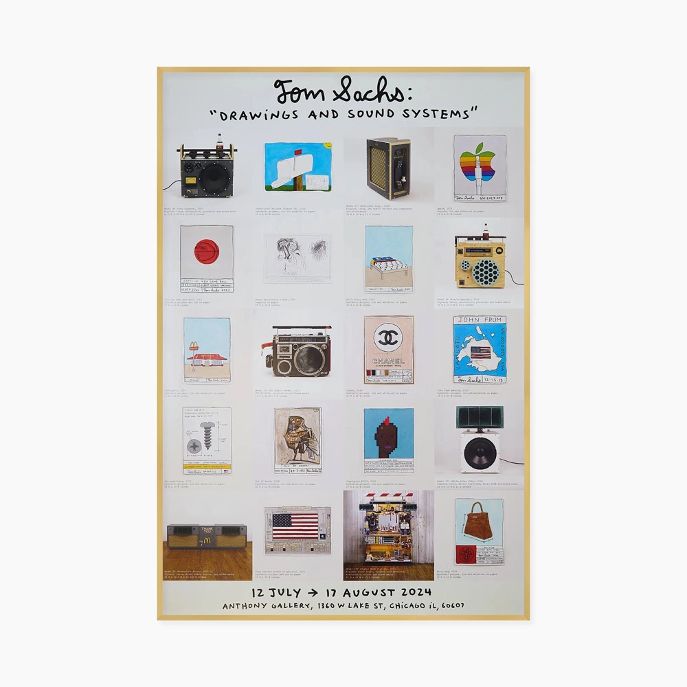 トムサックス エキシビジョンポスター 韓国 ③ 日本未入荷】トム・サックス エキシビジョンポスター③ tom sacks 韓国