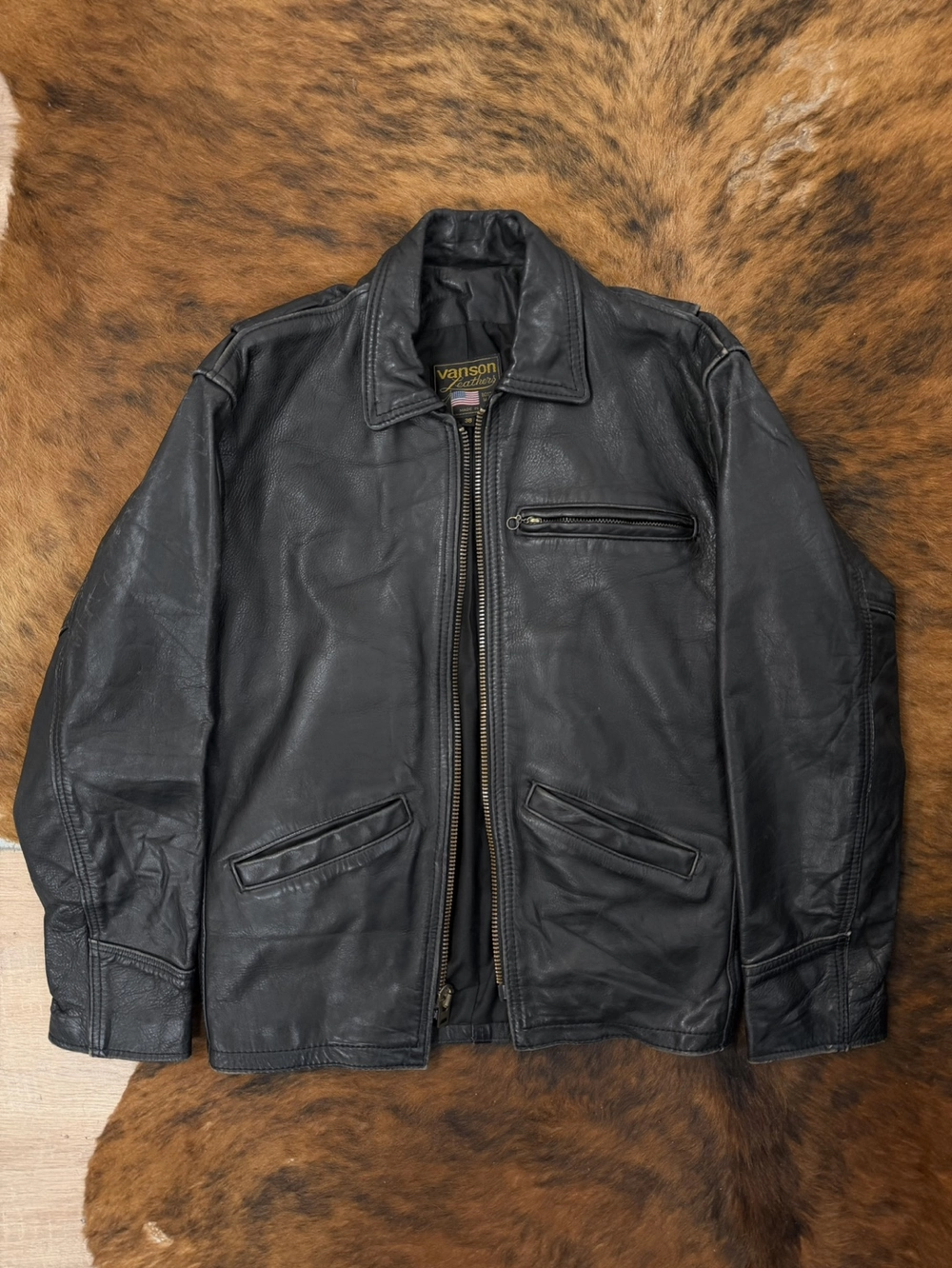 38] Vanson Leathers Single Rider Jacket : EDDYBRO HOUSE