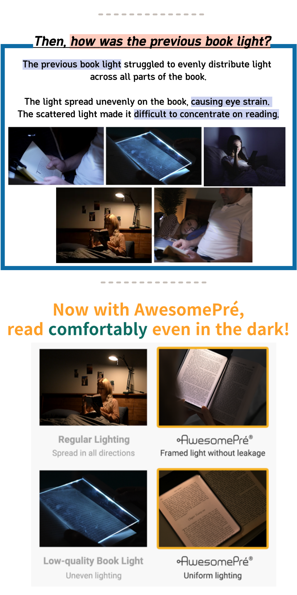 Book light AwesomePré LITE EDITION PLUS : MEMSLUX