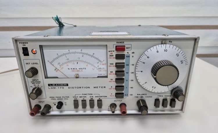 Leader LDM-170 Distortion Meter : 엠아이티솔루션