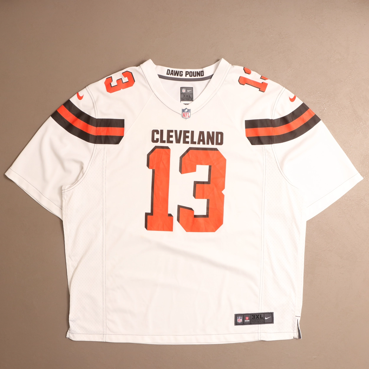 【美品】CLEVELAND 13番 NIKE ユニフォーム Mサイズ 茶色 mens-nike-shedeur-sanders-