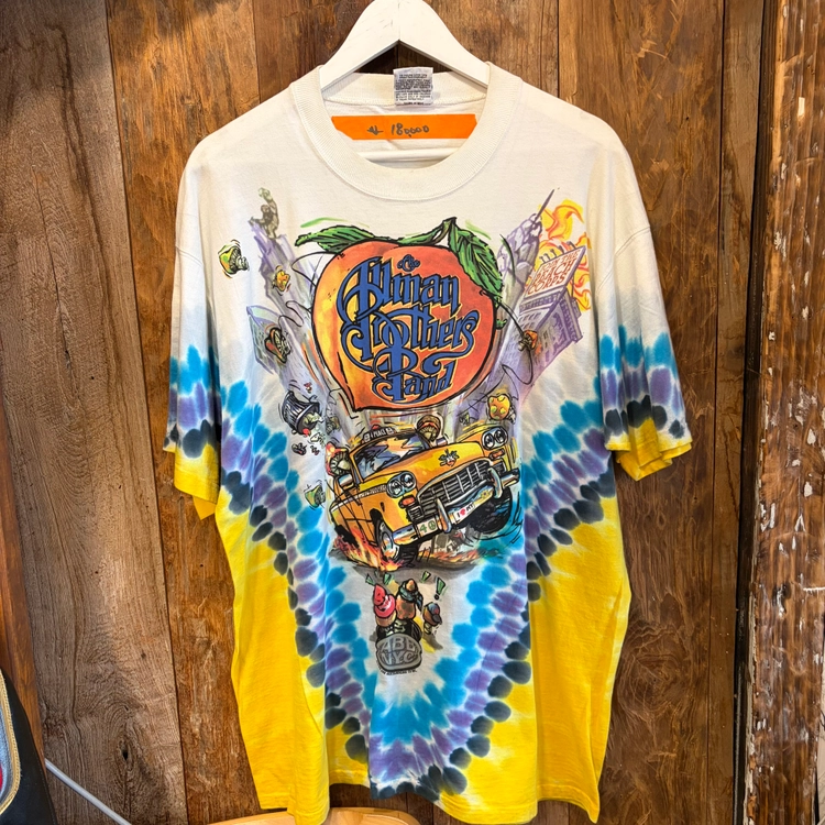 XL]Vintage Allman Brothers Band NYC Tie Dye Concert T Shirt 1998