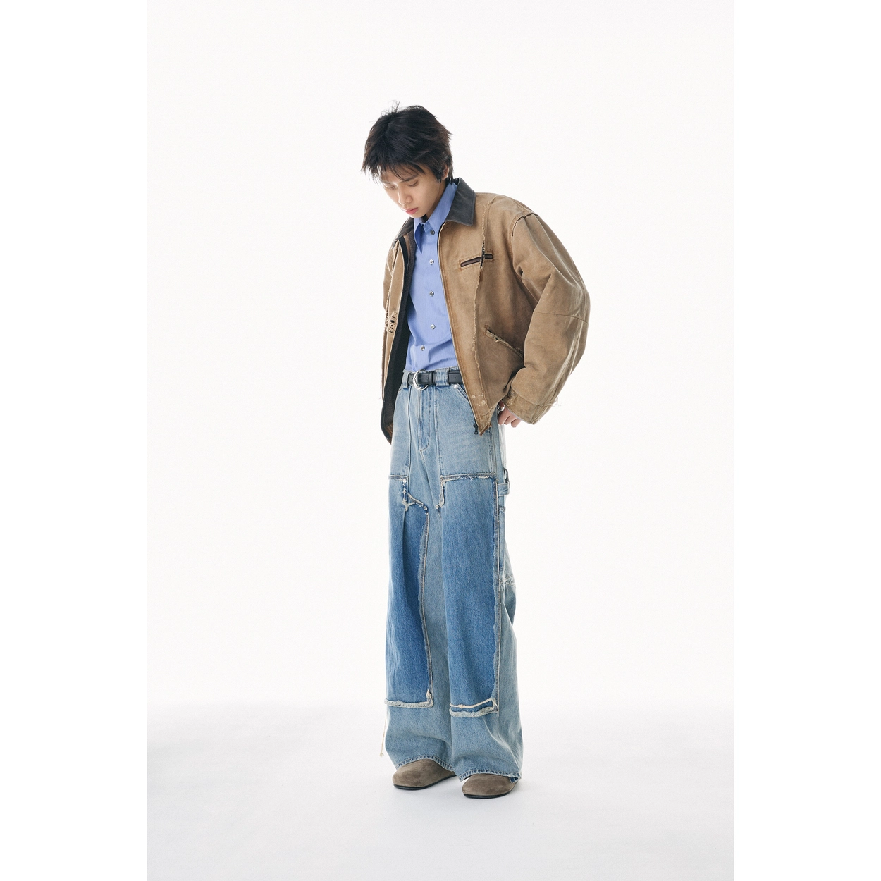 パンツ cmmawear LOTUS DENIM TROUSERS cmmawear LOTUS DENIM TROUSERS