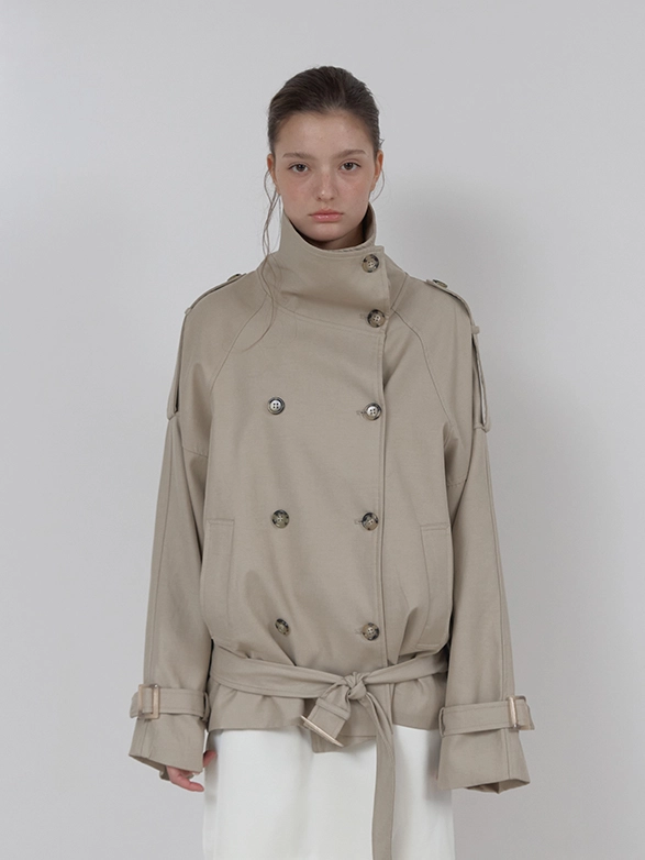 AUTHENTIC TRENCH JACKET (BEIGE) : ASURA
