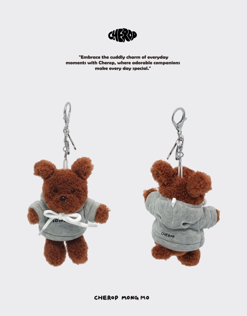 ＊韓国＊［CHEROP］Mongmo M(40)size 몽모 후드 Gray (4size) : en-cherop